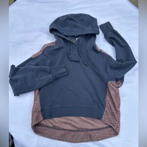 Anthropologie Karla Hoodie XS Saturday Sunday Crop sweatshirt cozy gorpcore